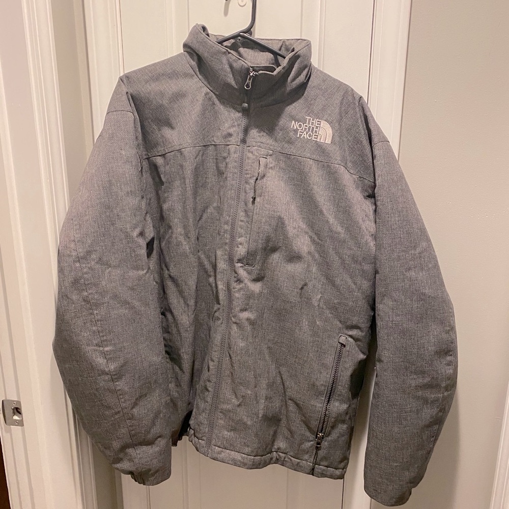 Grey Northface winter coat